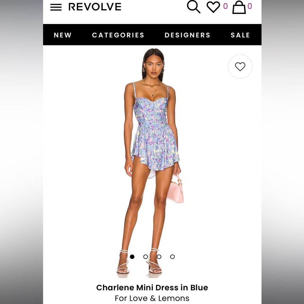 CHARLENE MINI DRESS IN BLUE
For Love & Lemons
Color: Blue
Size: S